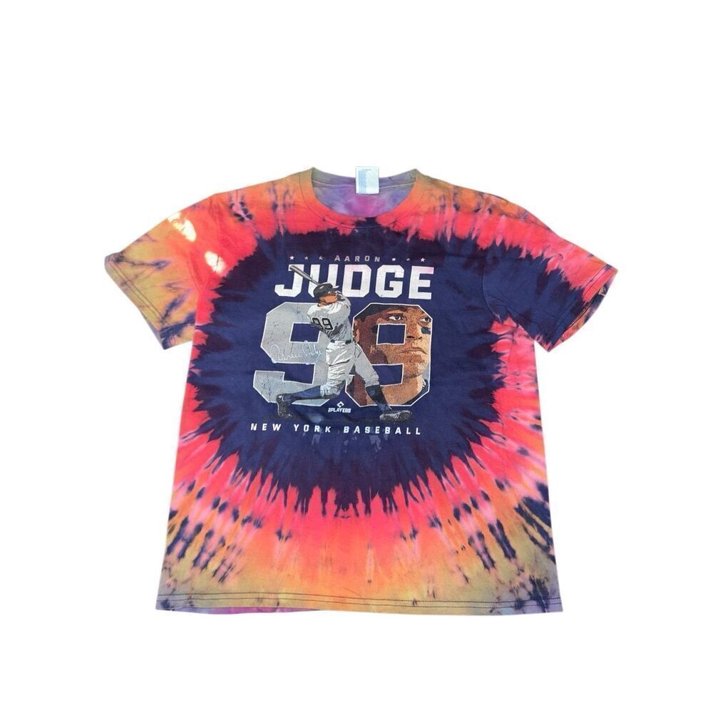New York Yankees Aaron Judge Youth Tie-Dye Tee
